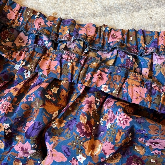 Vintage Boho Floral Skirt - Picture 4 of 5